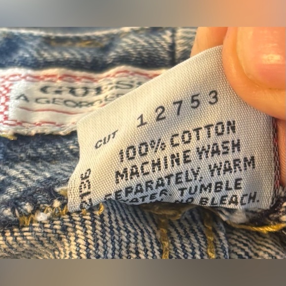 Vintage 80's George Marciano Guess High Waisted Acid Wash Jeans 1015 28x28 - Picture 10 of 10